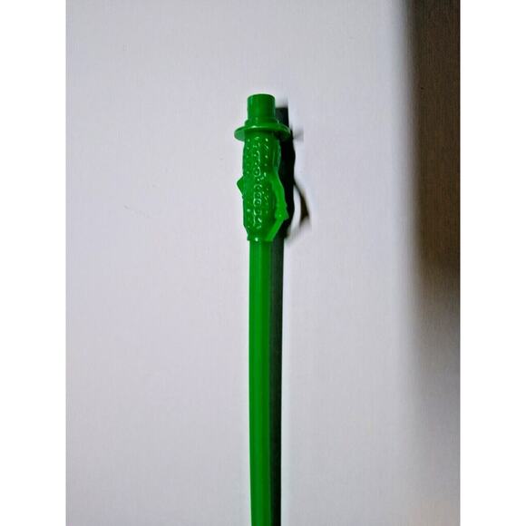Mr Peanut Swizzle Stick 1950s Vintage Green Plastic Planters Peanuts Kitchenware - Picture 6 of 6